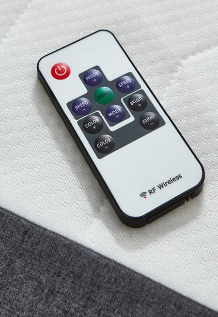 funkfernbedienung zur steuerung von led lichtfarbe helligkeit und effekten